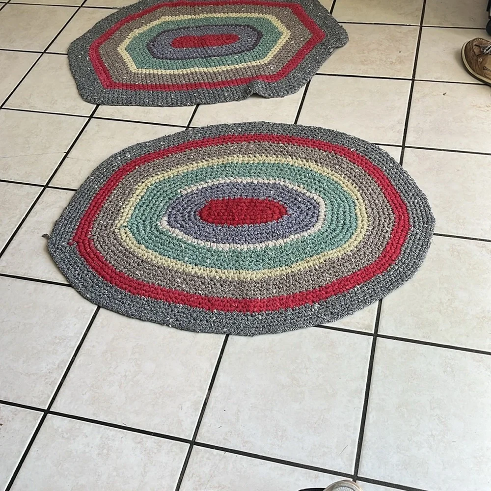 Multicolor Braided Rugs